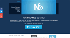 Desktop Screenshot of inmobiliarianasa.com