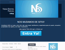 Tablet Screenshot of inmobiliarianasa.com